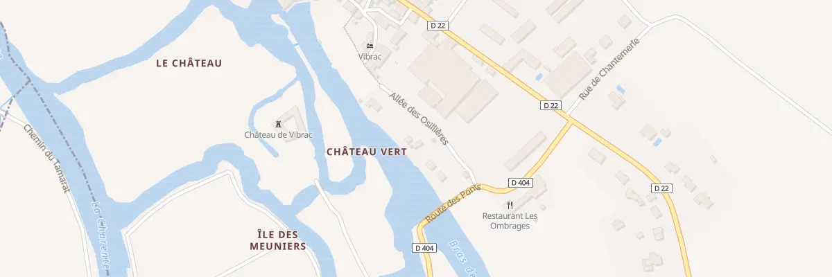 Plan du 4 All des Osillères à Vibrac