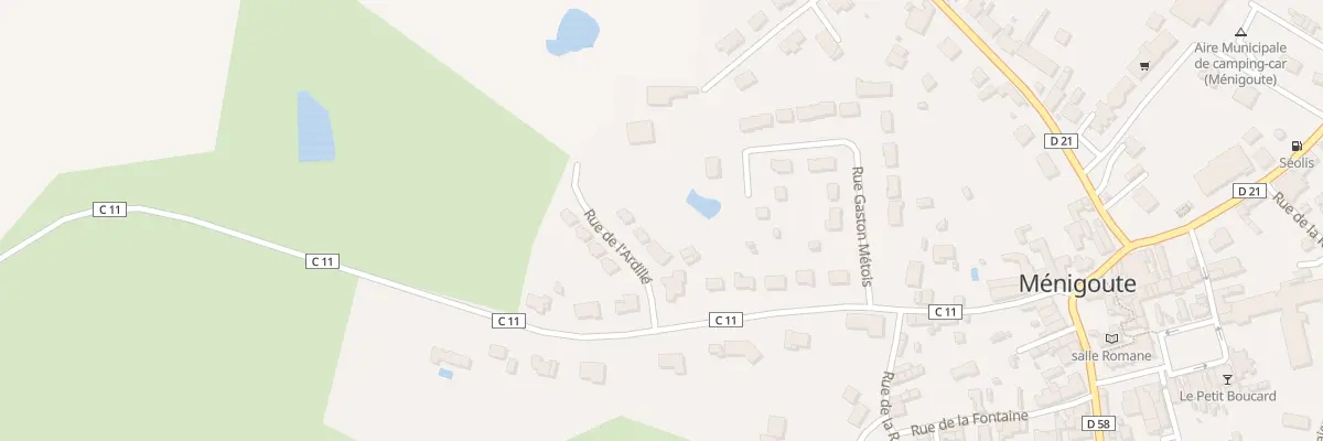 Plan du 6 Rue de l’Ardillé à Ménigoute