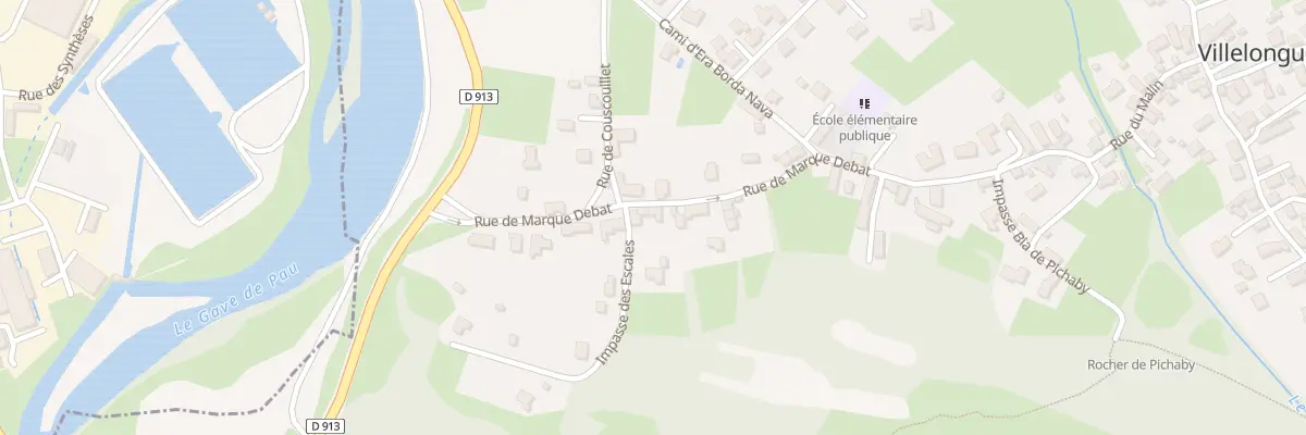 Plan du 31 Rue de Marque Debat à Villelongue