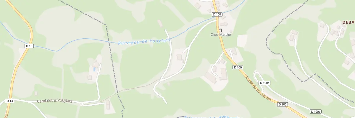 Plan du 66 Rte du Hautacam à Ayros-Arbouix