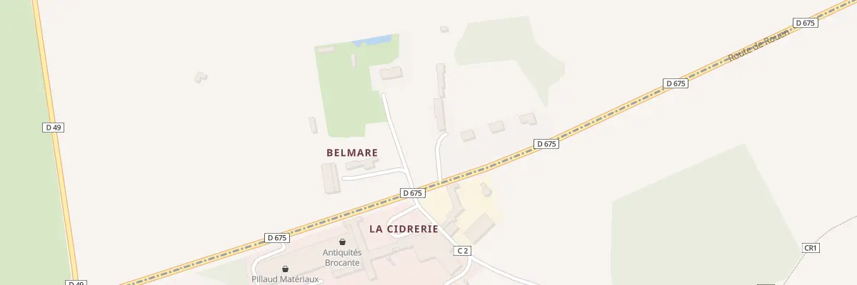 Plan du 5001B Le Lieu de Belmare à Cricqueville-en-Auge