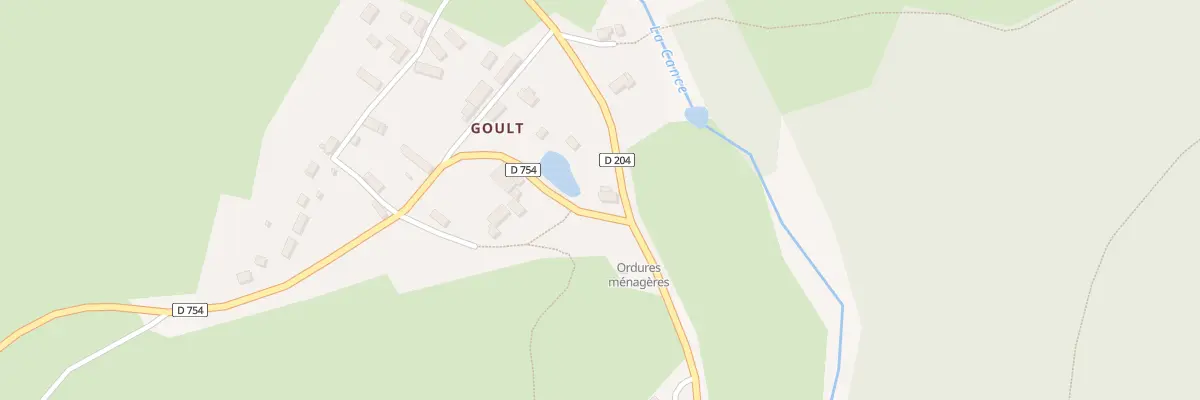 Plan du 43 Goult à La Lande-de-Goult