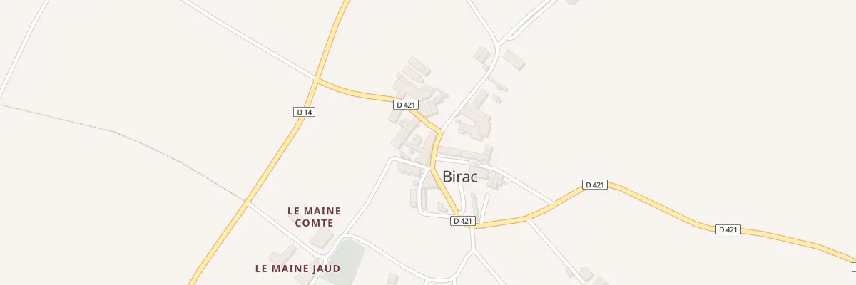 Plan du 5002 Le Bourg à Birac