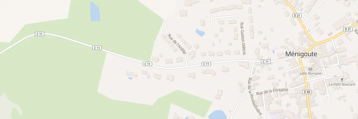 Plan du 18 Rue de Coutières à Ménigoute