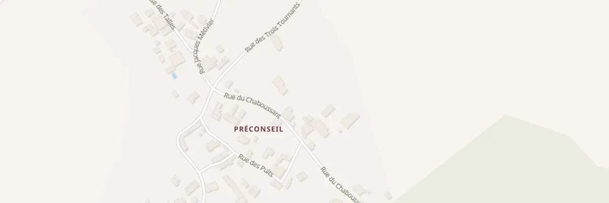 Plan du 5 Rue du Chaboussant à Chey