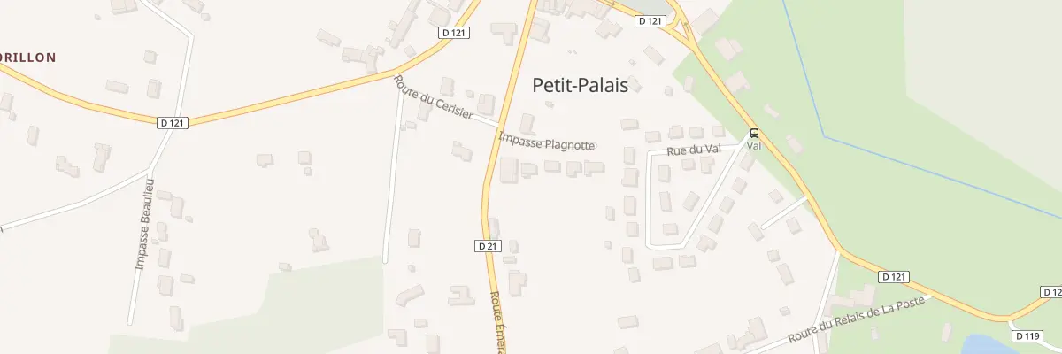 Plan du 37A Le Bourg à Petit-Palais-et-Cornemps