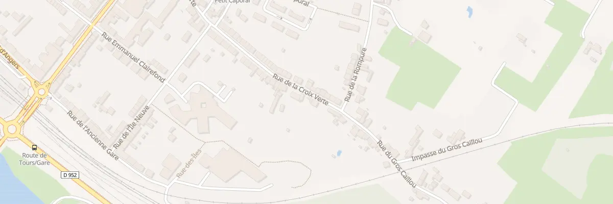 Plan du 5 Rue de la Croix Verte à Saumur