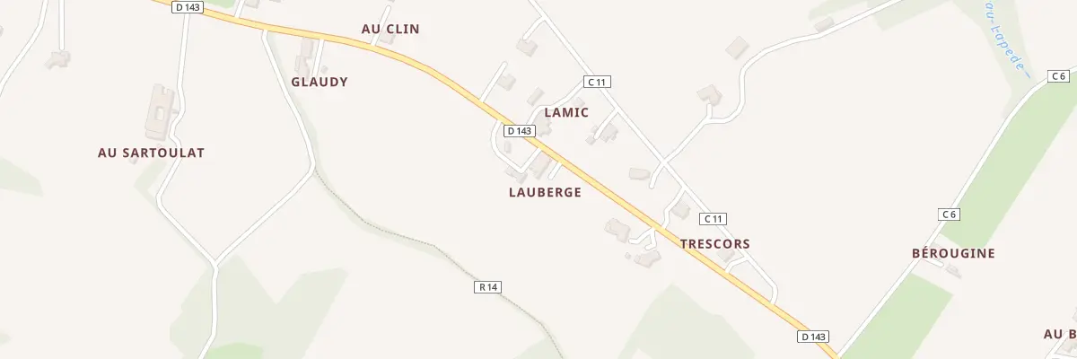 Plan du 11 Rte de Laujuzan à Caupenne-d’Armagnac