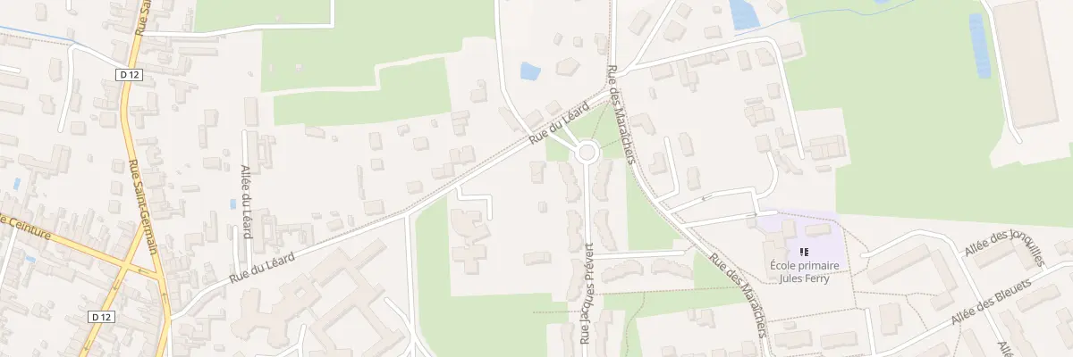 Plan du 24 Rue du Léard à La Flèche