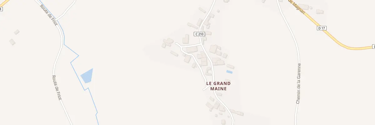 Plan du 91 Le Grand Maine à Saint-Genès-de-Castillon