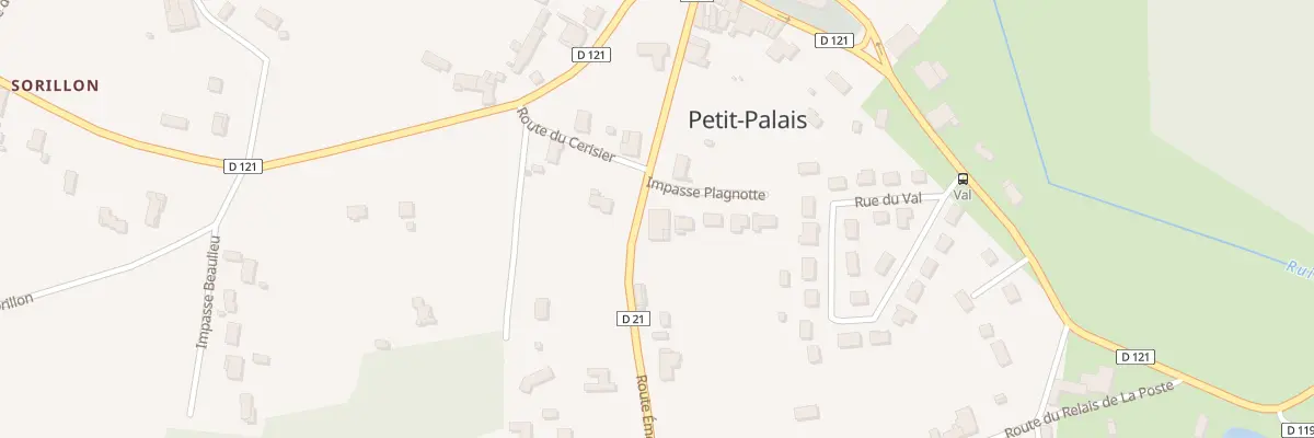 Plan du 135 Le Bourg à Petit-Palais-et-Cornemps
