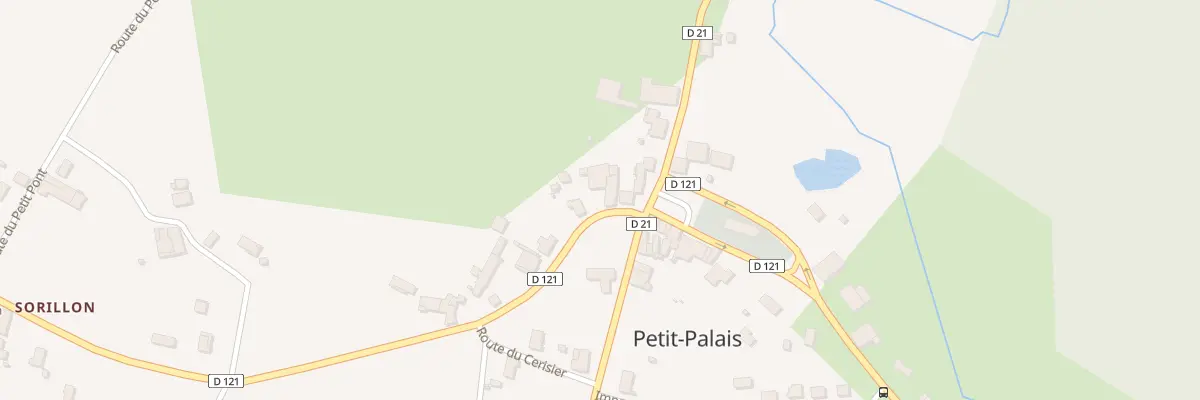 Plan du 121 Le Bourg à Petit-Palais-et-Cornemps