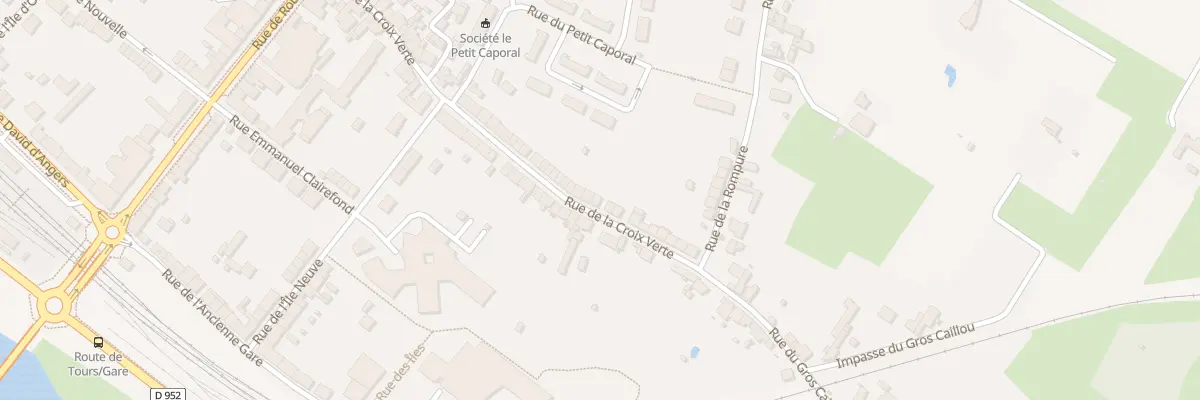 Plan du 20 Rue de la Croix Verte à Saumur