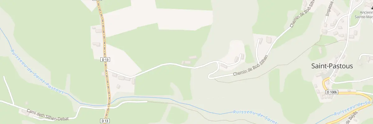 Plan du 5002 Lalannette à Saint-Pastous