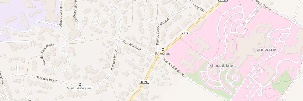 Plan du 1 Rue du Grand Moutier à Saumur