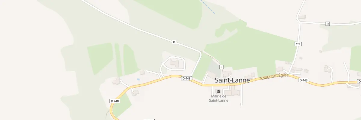 Plan du 215 Rte de l’Eglise à Saint-Lanne