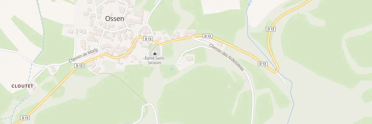 Plan du 4 Che des Ardoisieres à Ossen