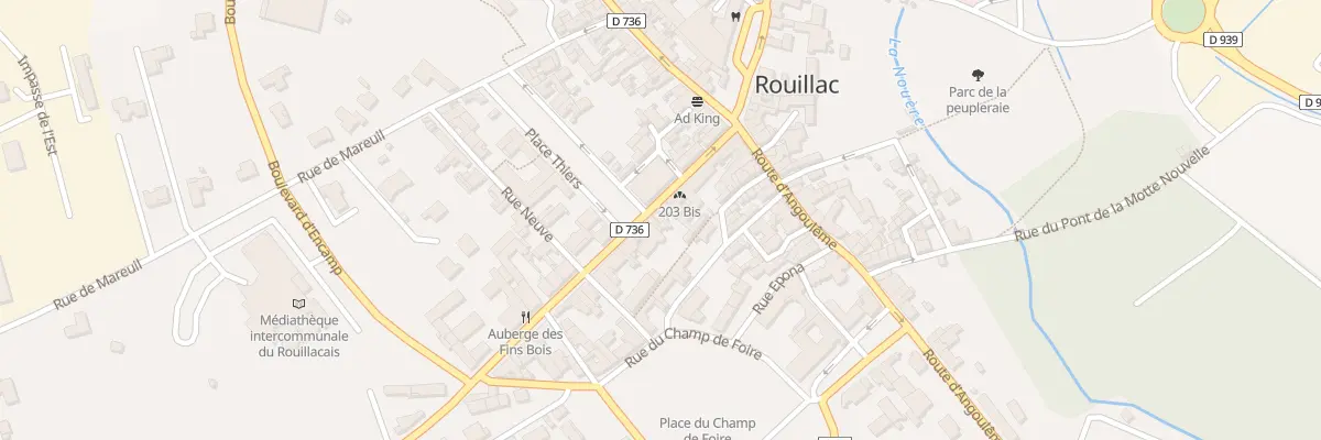 Plan du 14 Av Jean Monnet à Rouillac