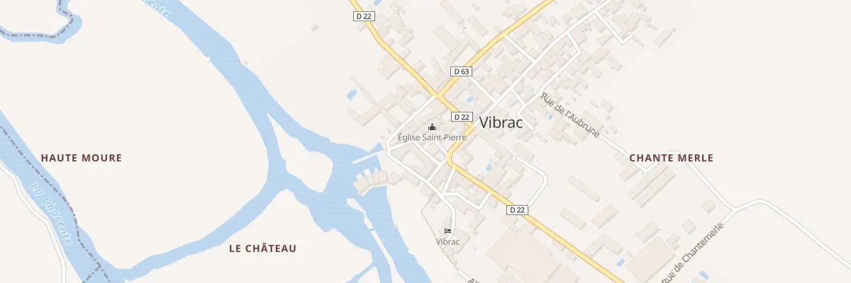 Plan du 1 Rue de l’Eglise à Vibrac