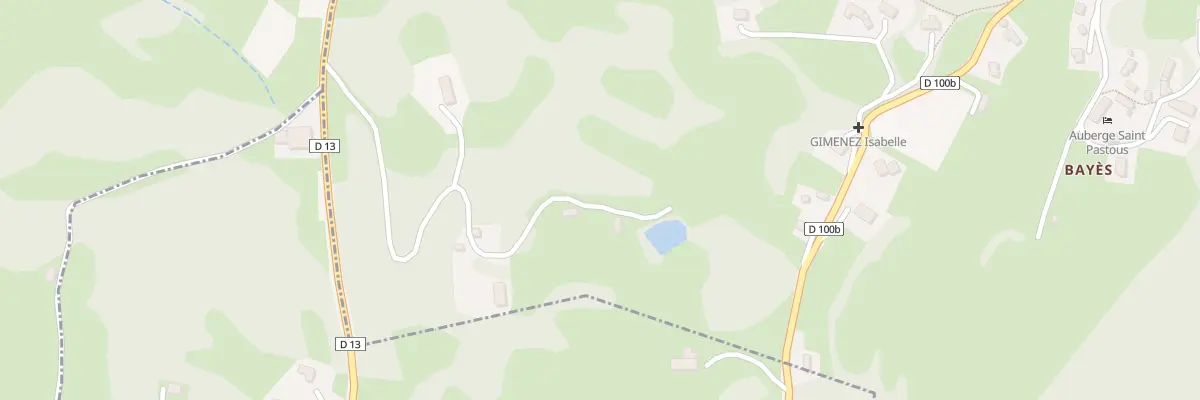 Plan du 5100 Chemin d’Ayros à Saint-Pastous