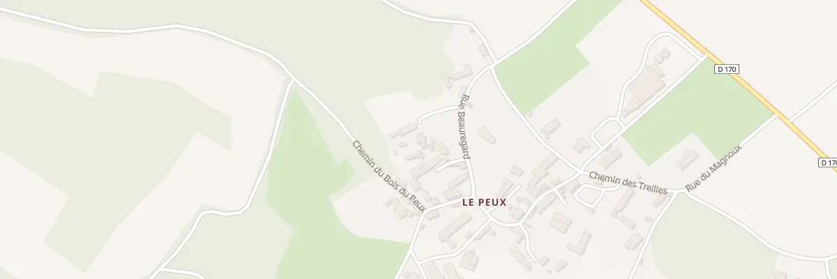 Plan du 1 Imp du Verger à Thénezay