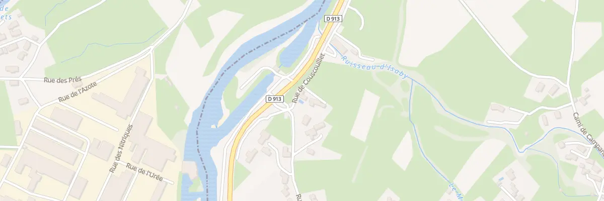 Plan du 18 Rue de Couscouillet à Villelongue