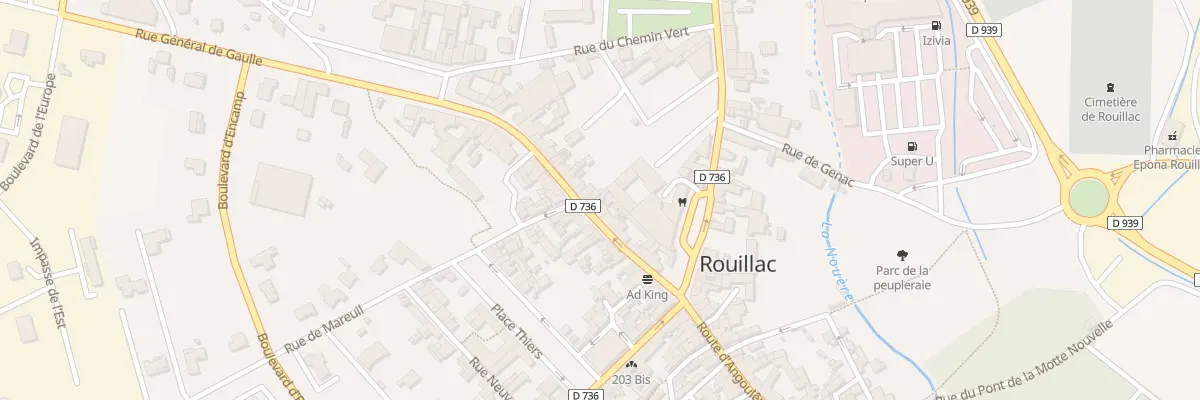 Plan du 17 Rue Gen de Gaulle à Rouillac