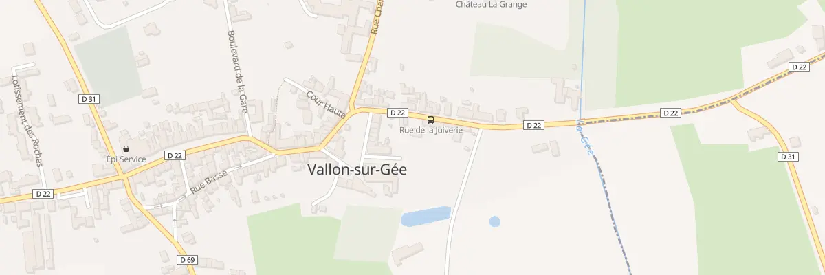 Plan du 1B Rue de la Juiverie à Vallon-sur-Gée