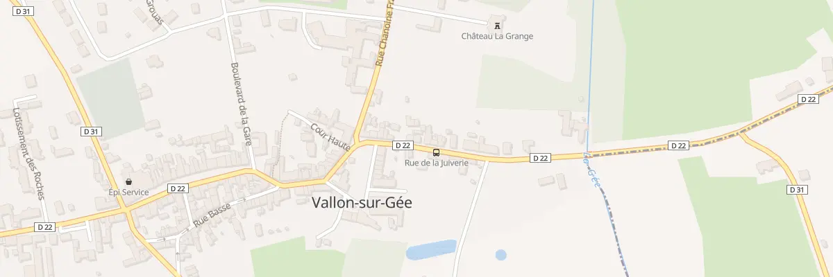 Plan du 12 Rue de la Juiverie à Vallon-sur-Gée