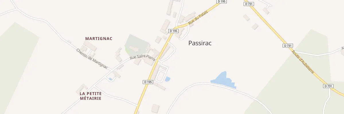 Plan du 5138 Le Chatellard à Passirac