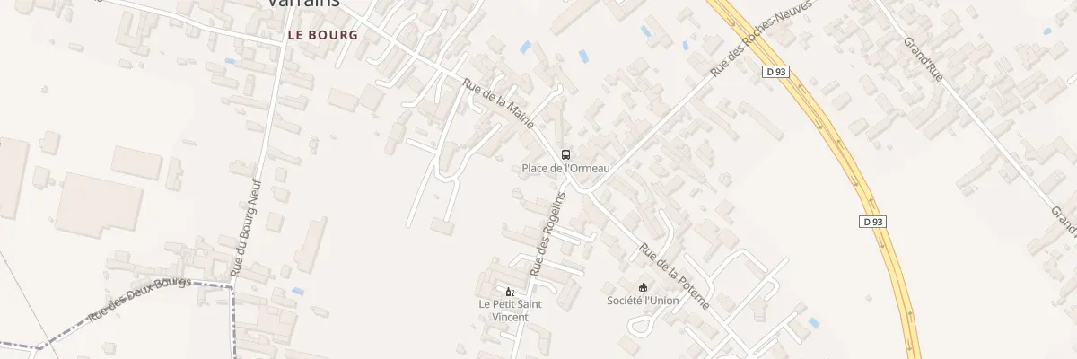 Plan du 2 Rue des Rogelins à Varrains