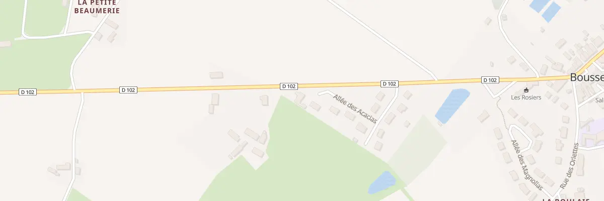Plan du 12 All des Acacias à Bousse