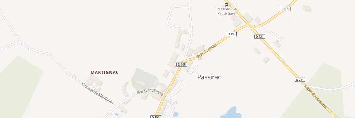 Plan du 12 Rue du Palais à Passirac