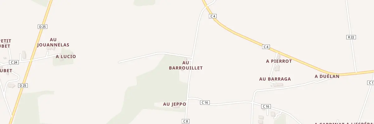 Plan du 160 Rte du Marcadet à Sarragachies