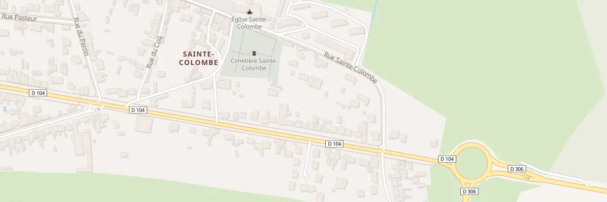 Plan du 123 Av d’Estournelles de Constant à La Flèche