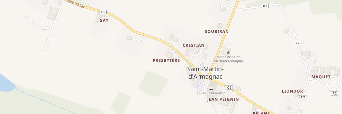 Plan du 5039 Presbytere à Saint-Martin-d’Armagnac