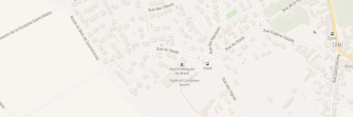 Plan du 17 Rue du Stade à Bellevigne-les-Châteaux