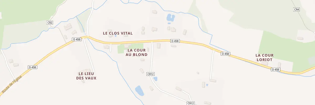 Plan du 11 Che du Bocage à Grangues