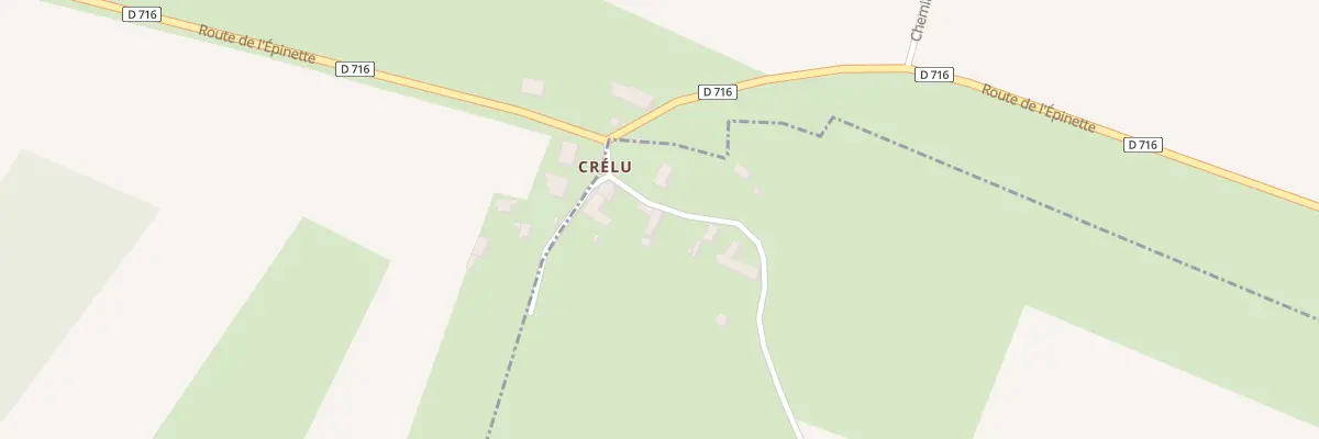 Plan du 5 Crelu à Occagnes