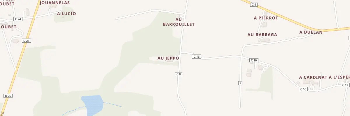 Plan du 5046 Au Jeppo à Sarragachies