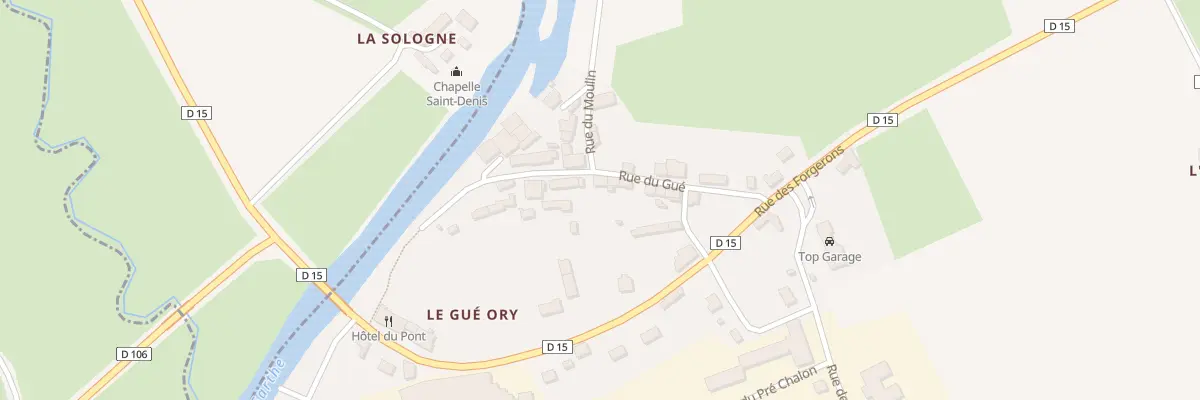 Plan du 7 Rue du Gue à Sougé-le-Ganelon