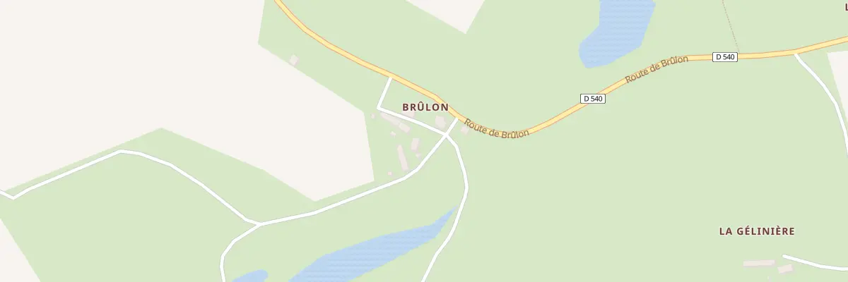 Plan du 58 Brulon à Rouperroux
