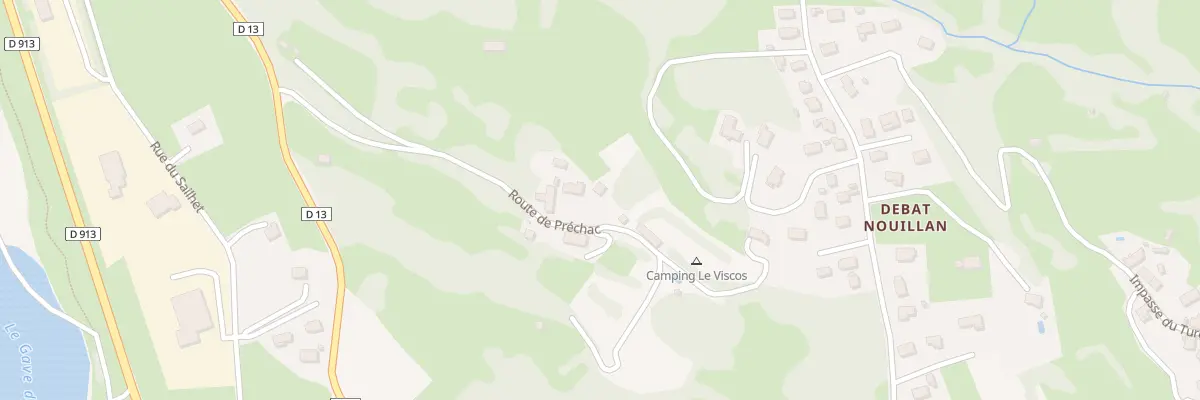 Plan du 16A Rte de Prechac à Beaucens