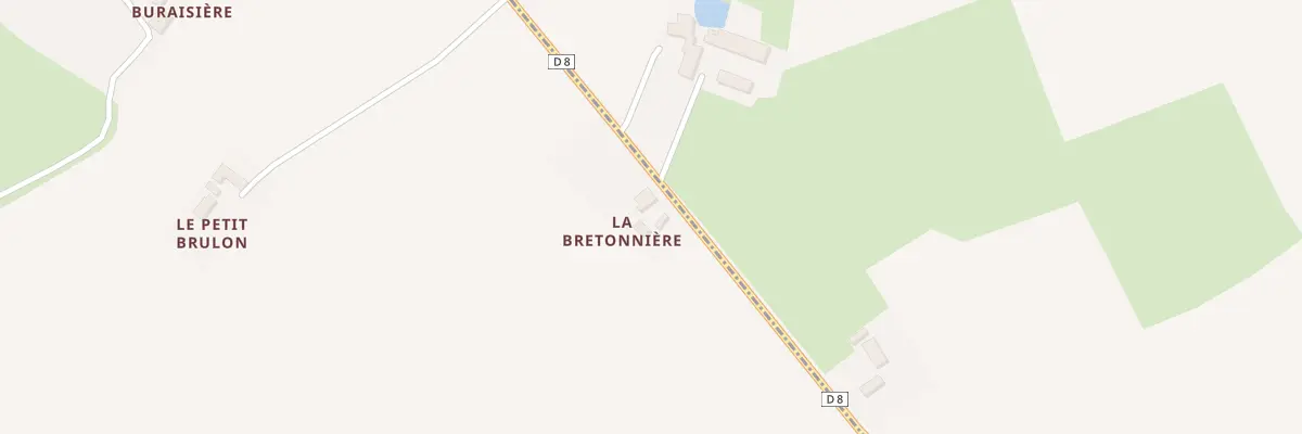 Plan du 5149 La Bretonniere à Courcelles-la-Forêt