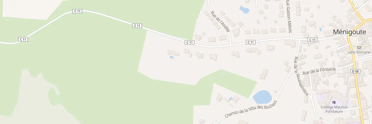 Plan du 15 Rue de Coutières à Ménigoute