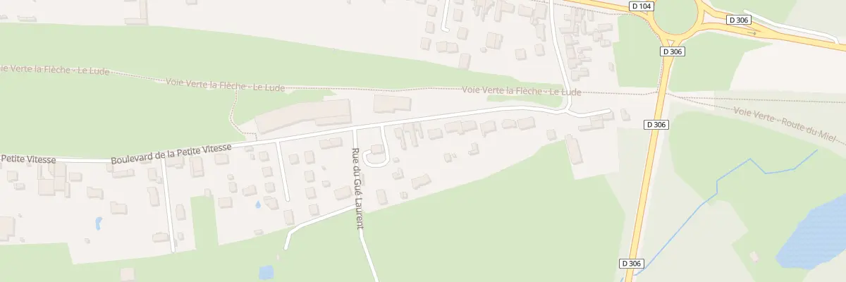 Plan du 152 Bd de la Petite Vitesse à La Flèche