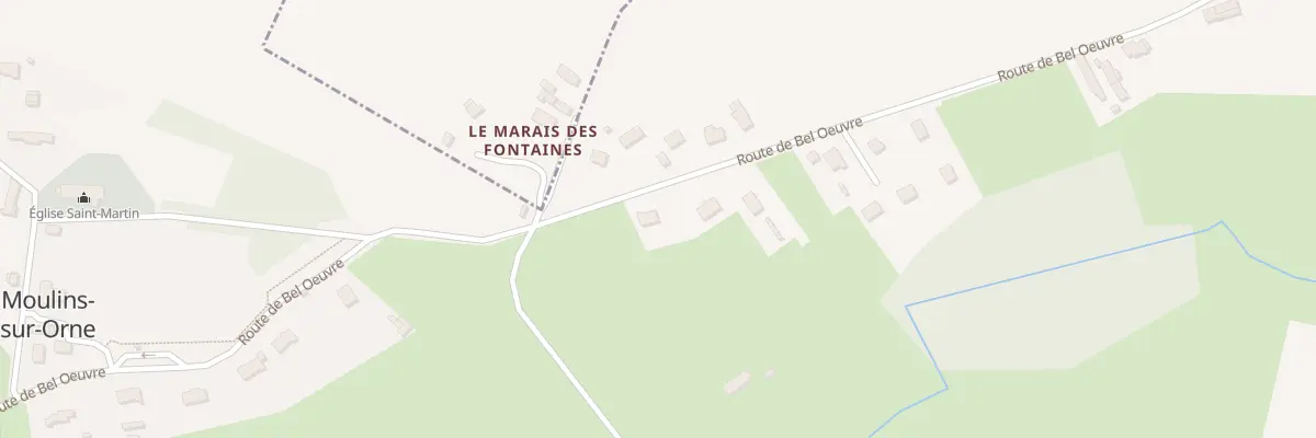 Plan du 652 Rte de Bel Oeuvre à Moulins-sur-Orne