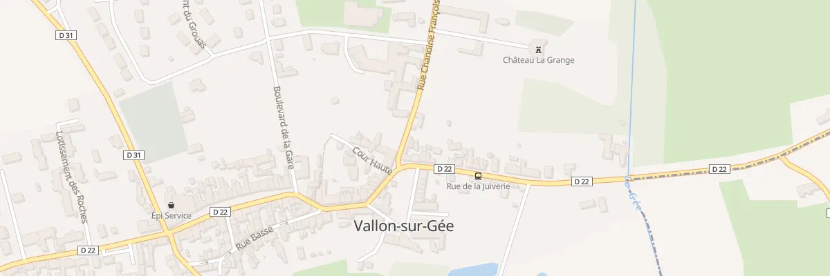 Plan du 2 Rue de la Juiverie à Vallon-sur-Gée