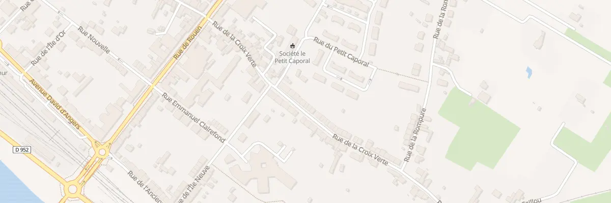Plan du 46 Rue de la Croix Verte à Saumur