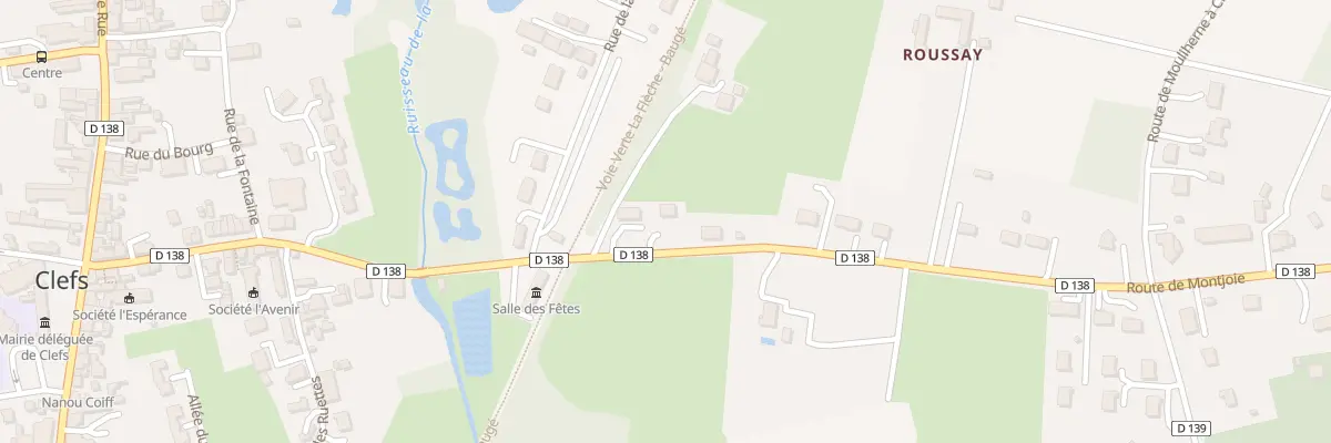 Plan du 71 Rte de Montjoie à Baugé-en-Anjou